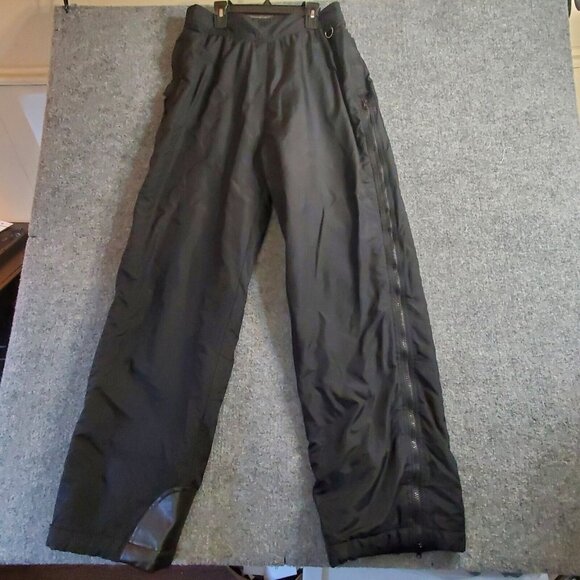 Sport Essentials Pants - Sport Essentials Ski Snowboard Pants Sz XL Black Pockets Clean Full Leg Zip